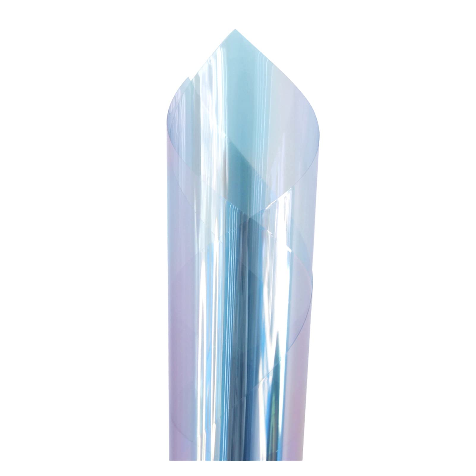 Film teinté caméléon bleu-violet 6099 2 mil, rétractable à la chaleur, 54 % VLT, pour pare-brise de voiture Film teinté caméléon bleu-violet 6099 2 mil, rétractable à la chaleur, 54 % VLT, pour pare-brise de voiture