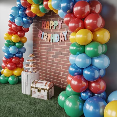 Ballons rouges verts bleus de qualité pour éviter les éclatements