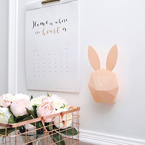 SODIAL Coniglio a Forma di LED Musica Suono