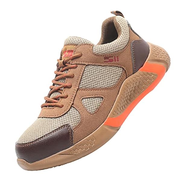 Stalen Neus Werkschoenen Veiligheidsschoenen,Voor Wandelen, Outdoor-Gebruik, Op De Bouwplaats, Op Het Werk, Ook Als Wandelschoenen Voor Buiten,▁