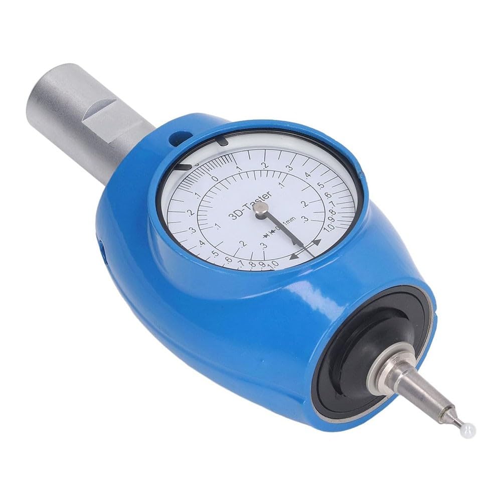 3D Kantenmessgerät für XYZ CNC Maschinen, Robuster Kantendetektor mit Speicherbox, Radial 0-2 mm und Axial 0-0,6 mm Messbereich