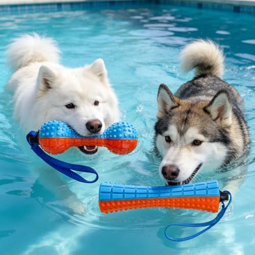 Juguetes flotantes para perros EXPAWLORER 4 piezas miniatura 7