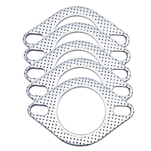 Image of 2-Bolt 2.25inch 57.2mm Exhaust Flange Gasket for Turbo Manifold Header Down /Dump Pipe Flange, High Temperature Exhaust Gasket 5 PCS