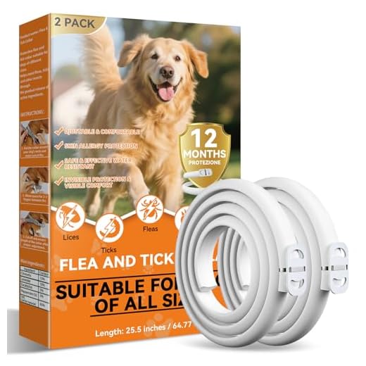 Verstellbares Zeckenhalsband für Hunde