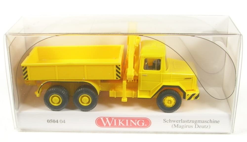 Wiking 050404 Magirus Deutz Heavy Duty Truck Traffic Yellow 1970-74