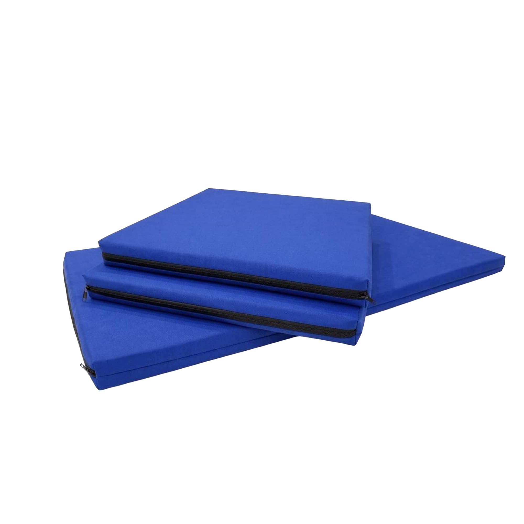 Luxe & Komfort 3 piece Garden Rattan Replacement Cushion Set 94 x 43 x 5 CM & 47 x 43 x 5 CM | Polyester PU Waterproof Out-door Garden Cushion Set (Royal Blue)