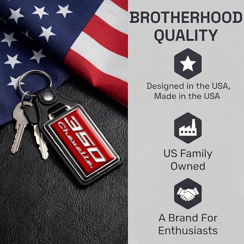 Image of Brotherhood Car Key Chain for Chevelle - Classic Models Keychain for Men and Women Gift Key Ring