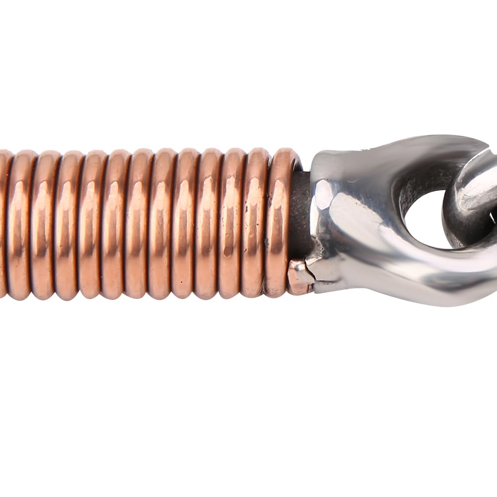 MORSO A Bocca Sciolta in Acciaio Inox Spessore Ottimo per Cavalli Giovani 5 Pollici Argento + Rame