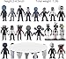 24PCS Toilet Figure Doll Set - Toilet Cameraman, Horror Game Model Building Toy Animation Toys - Suitable for Game Fans, Birthday for Friends