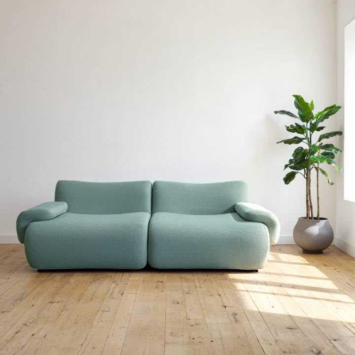 Divano Modulare Moderno Compresso – Comfort e Stile in un Unico Design (Blu)