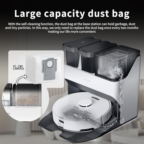 25 Pack Accessories Kit Compatible with Roborock S7 MaxV Ultra S7 Pro Ultra Robot Vacuum Cleaner, 2 Main Brush, 1 Self-Cleaning Brush, 4 Filters, 4 Mop Pads, 6 Side Brushes, 6 Dust Bags and 2 Tools