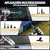 NVKHG Aspirador de Mano, 26000 Pa 4 en 1 con Motor Sin Escobillas, con 3 Niveles de Velocidad, 9 Accesorios y Filtro HEPA Lavable para Casa, Coche, Oficina y Pelo de Mascotas #4
