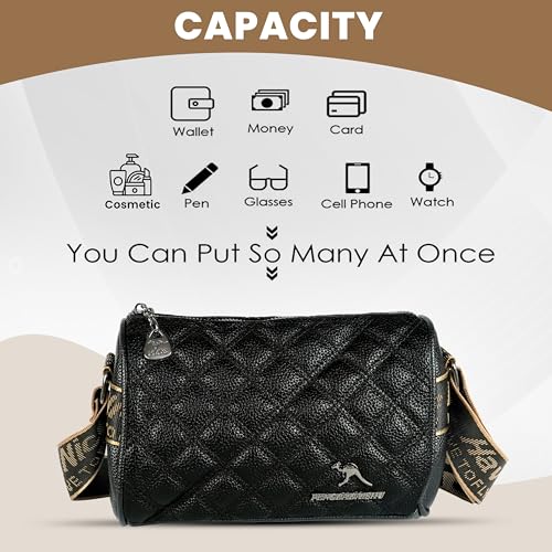 Image of Storite Women's Crossbody Sling Bag | Faux Leather | Zipper Closure | Adjustable Strap