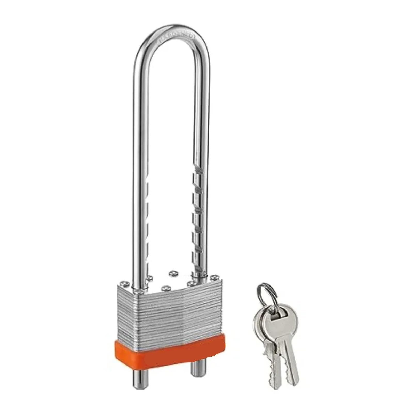 Padlock 2 Inch Wide Heavy Duty Laminated Steel Keyed