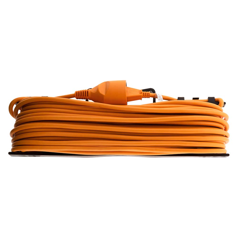 Prolongateur Jardin 2x1,5mm² 25m - Orange - Zenitech