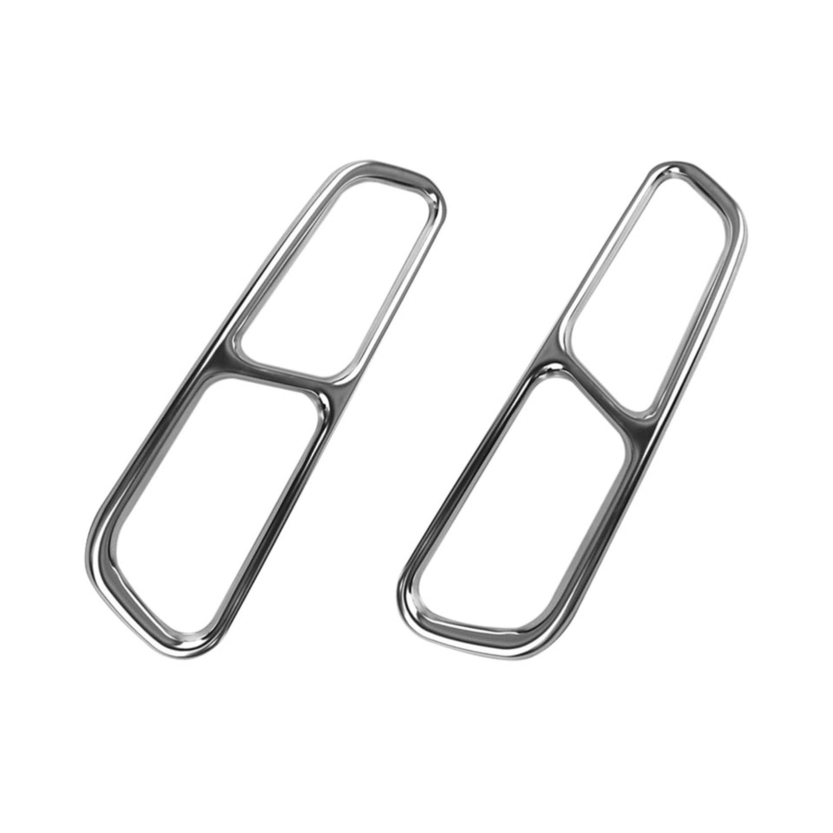 Garniture Tuyau Échappement Acier Inoxydable Pour A6 A7 C7 2016-2018 - Accessoire Styling Voiture 2 Pièces