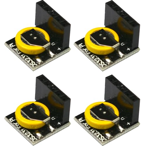 DS3231 �����xRTC���A���^�C���N���b�N���W���[�� AIHJCNELE �N���b�N���������W���[�� 3.3V 5V Raspberry Pi�^�C�}�[�A���[���N���b�N���W���[���Z���T�[�p (4��)