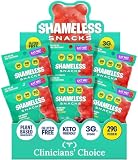 Shameless Snacks So Beary Cherry Gummy Bears - Candy & Fruit Snacks, Keto