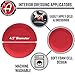 Adam's Polishes Premium Interior Dressing Applicators - for Use On Boat, Bike, RV, Auto Interior Car Accessories, Seats, Vinyl, Dashboard, Steering Wheel & More to Clean & Restore Color Back (2 Pack)