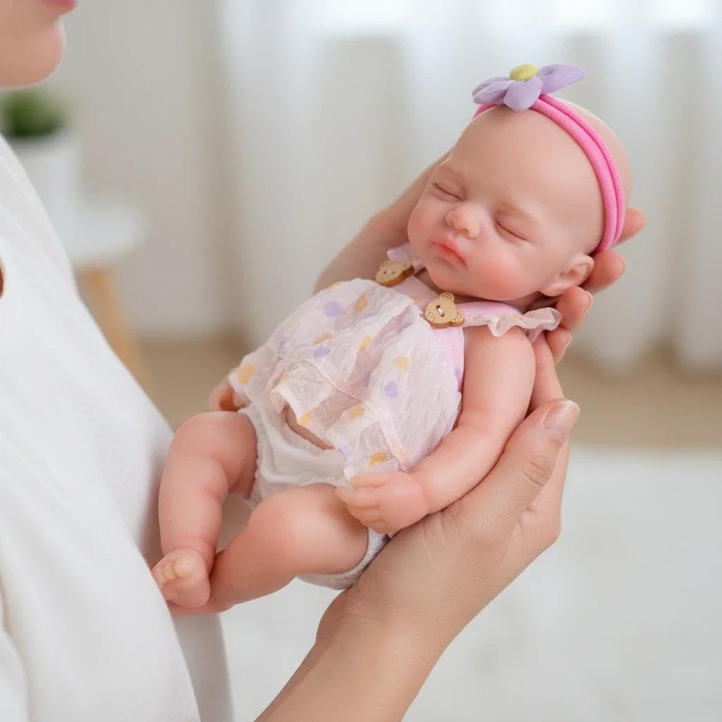 RXDOLL Bambole rinate completamente in silicone da 30,5 cm, realistiche, in silicone solido, corpo completo, anatomicamente corretto, per bambini dai 3 anni in su