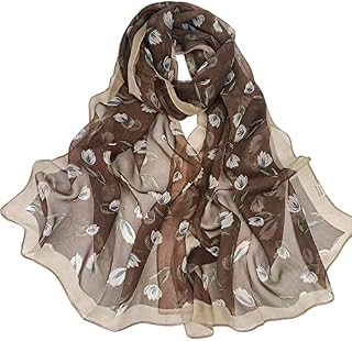 FAIRYGATE Chiffon Scarf for Women UK Exquisite and Luxurious Georgette Scarfs with Lavish Appearance Ladies Scarves Lightweight Clearance