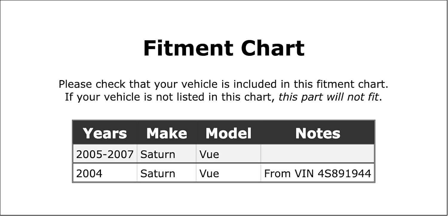 Rear Left Upper OR Rear Right Upper Suspension Control Arm Compatible With Saturn Vue 2007 2006 2005 2004 P-2021002