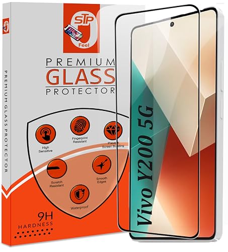 Image of Premium Tempered Glass Screen Protector Compatible For Vivo Y200 / Tecno Camon 20 / Camon 20 Pro Cellphone (6.67 Inch,Pack Of 1)|Edge-to-Edge Protector Full Protection