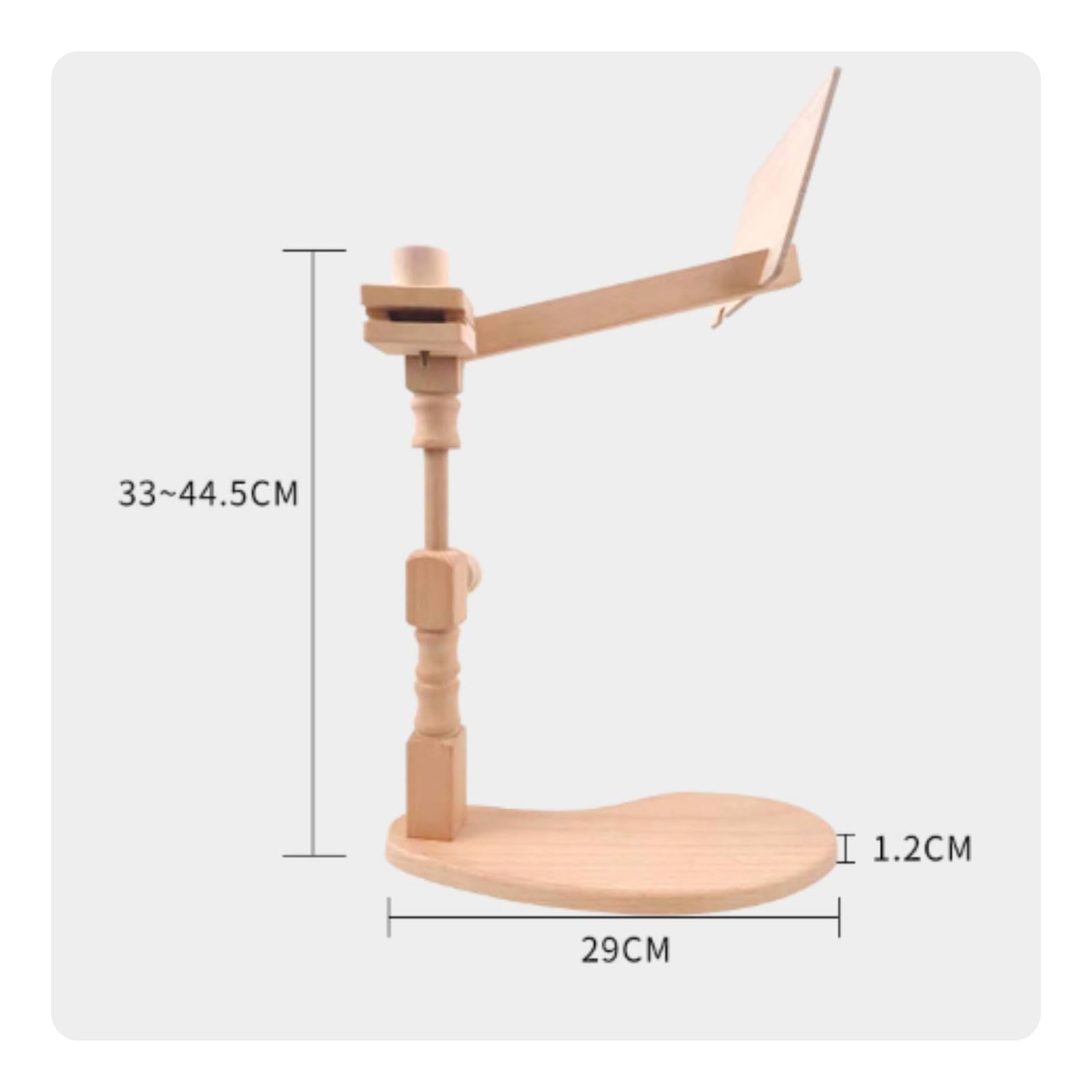 Generic Cavtto da Ricamo in Legno di Faggio Durevole Liscio per Ricamatrici