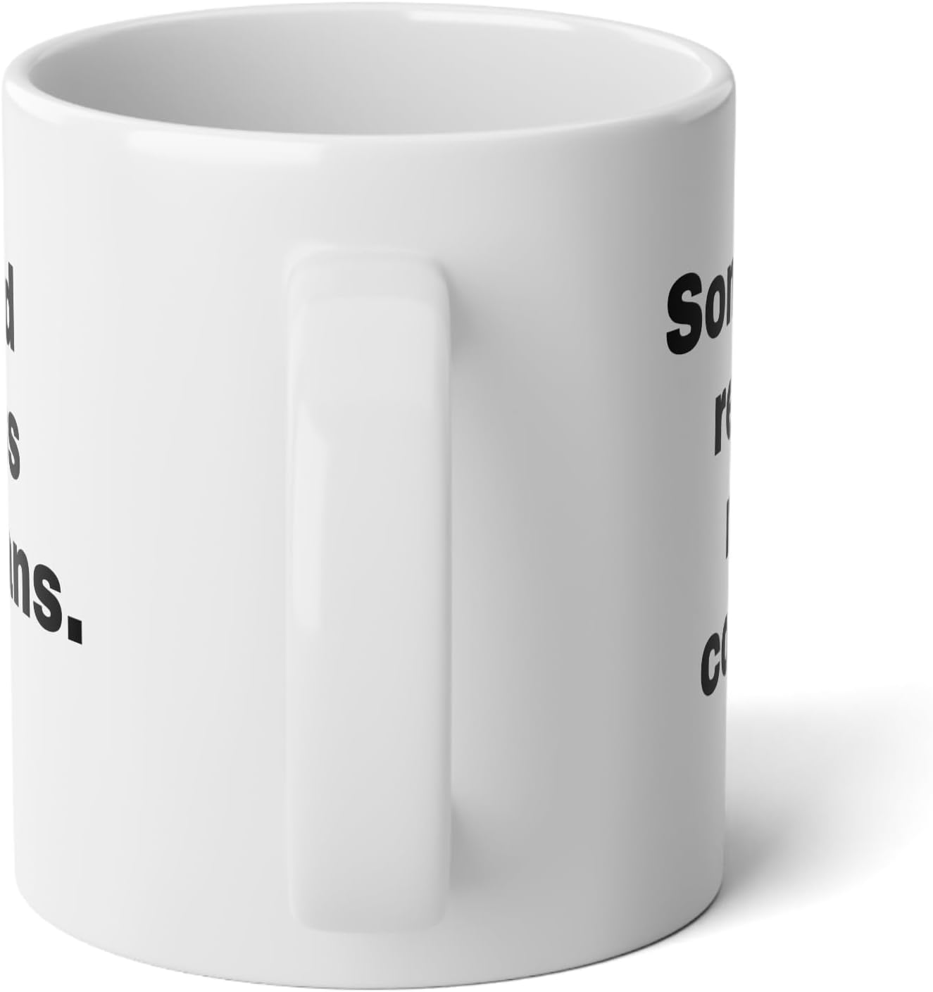 Funny 20oz Ceramic Coffee Mug Some Days Require More Coffee, Less Humans Quote Gift for Coworkers, Friends, Coffee Lovers - Image 3