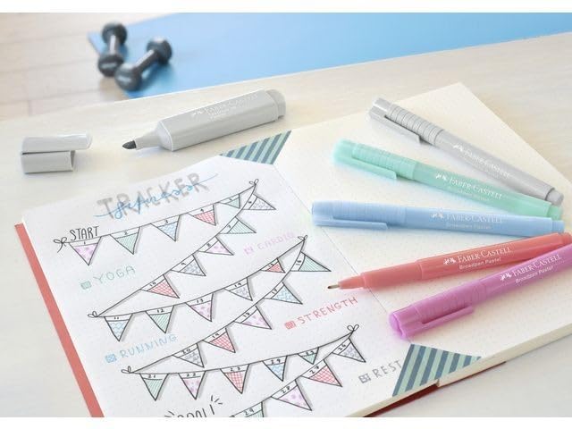 Faber-Castell 155419 Filzstifte-Set, 120-teilig, Stärke 0,8 mm