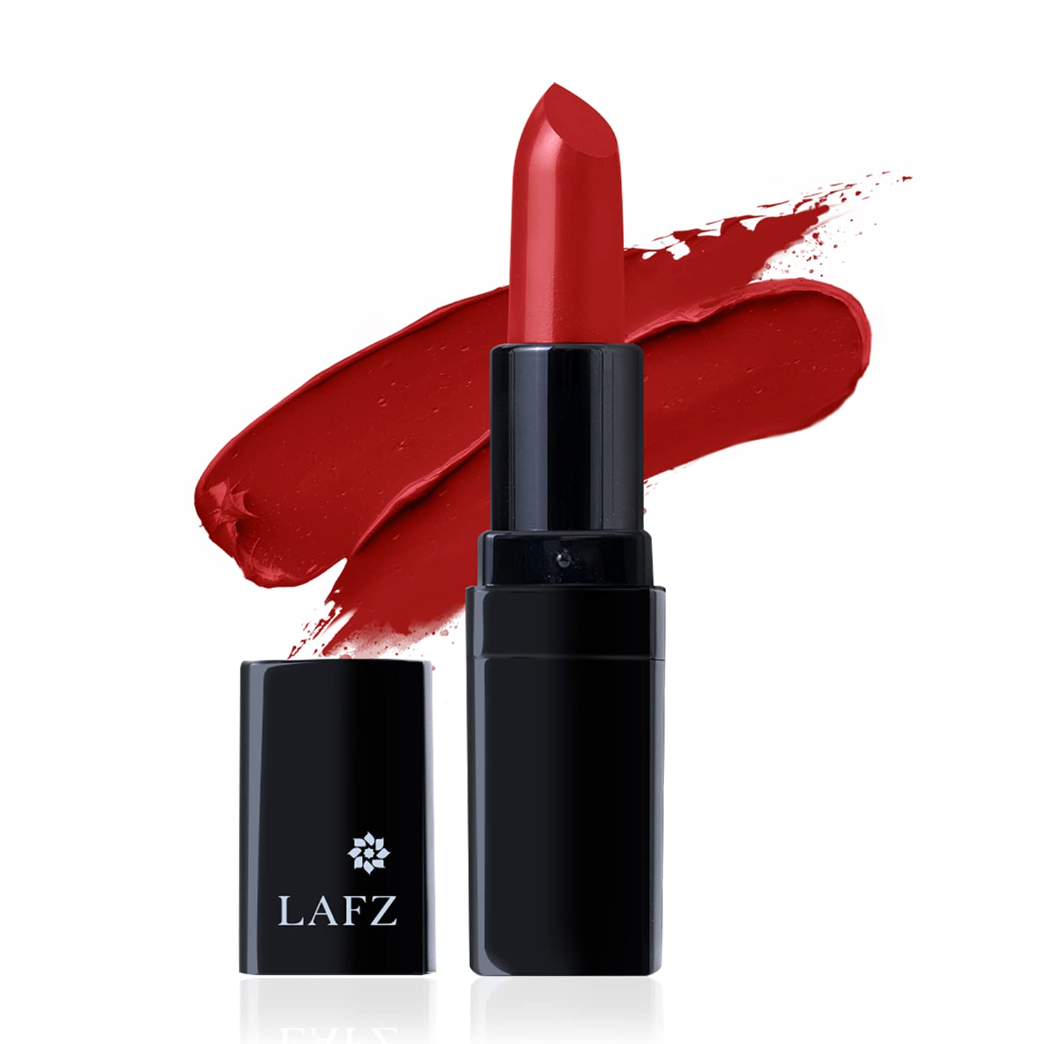 Lafz Velvet Matte Lipstick, 8 Hours Stay, Enriched With Shea Butter And Vitamin E, Halal Certified & 100% Vegan, Made in Italy, 4.5gm (Vintage Red)