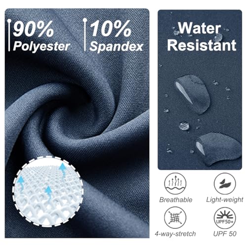 DEVOROPA Boys Joggers Water Resistant Lightweight Youth Tapered Leg Sweatpants Kids Track Running Athletic Pants Zip Pockets4