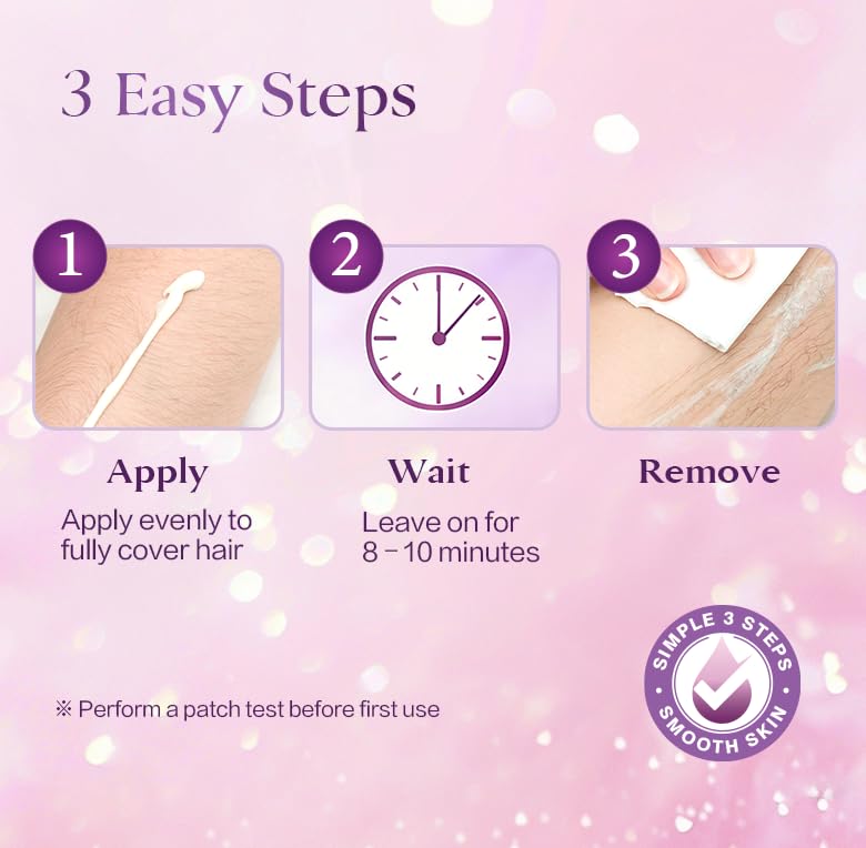 Hair Removal Cream for Body, Legs, Arms, Underarms & Bikini Line, 5.07 Fl Oz / 150 mL