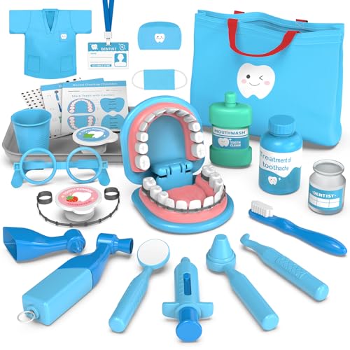 Dentist Toys for Kids - Doctor Role Play Set for Toddlers 3-5