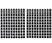 Produktbild duoduorui Klett Klebe Punkte, Klettpunkte Selbstklebend 900 Stück 450 Paar Klettverschluss für Papier, Kunststoff, Glas, Kleidungsstücke10 mm (Schwarz)