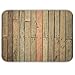 Tapis De Séchage Impression De Planches De Sol Marron Rustique en Bois Rétro Tapis Égouttoir À Vaisselle avec Boucle De Suspension Ustensiles pour Vaisselle, Casseroles Ou Poêles, 41X46Cm