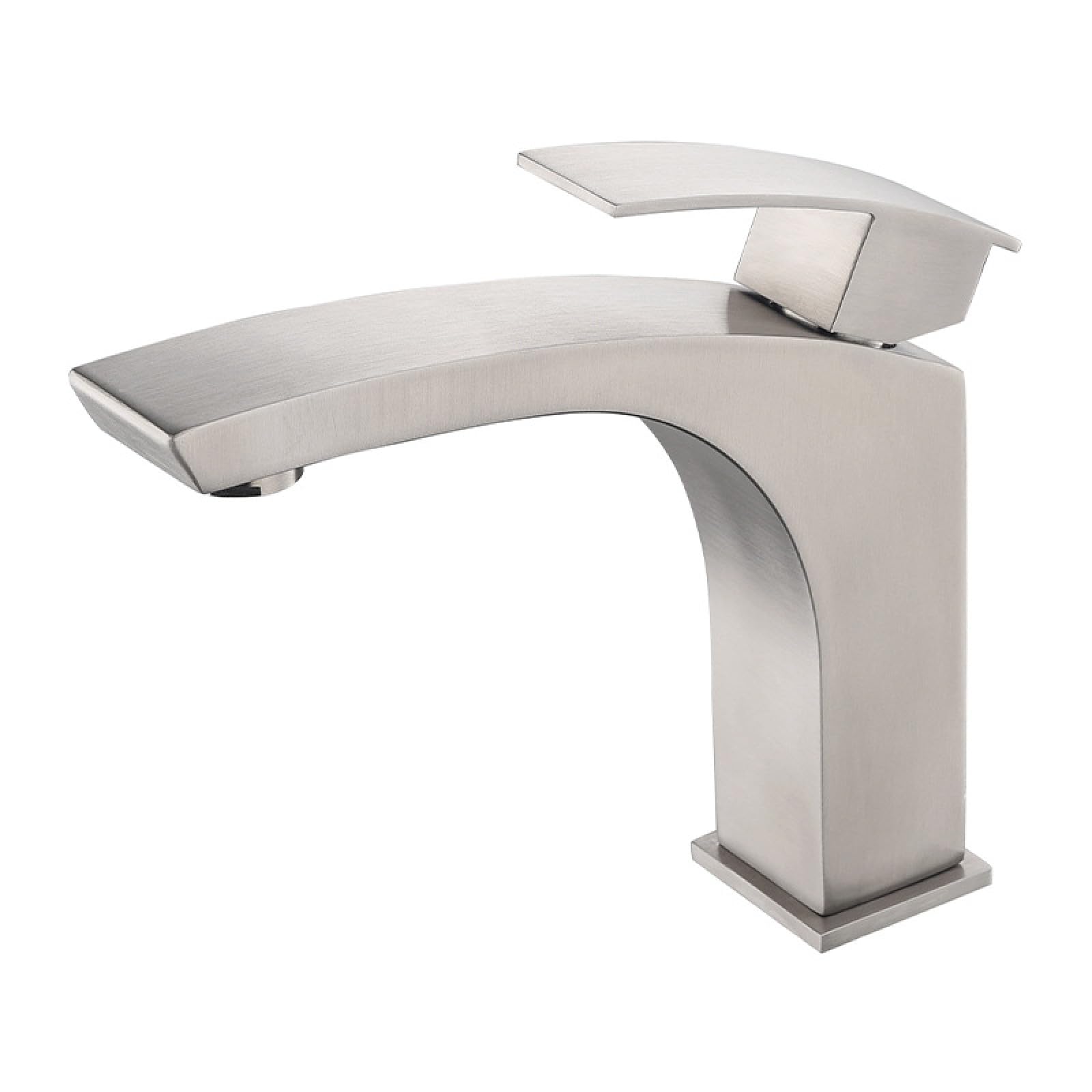 Fanjubei Brushed Bathroom 304 Stainless Steel Hot And Cold Basin Faucet,
