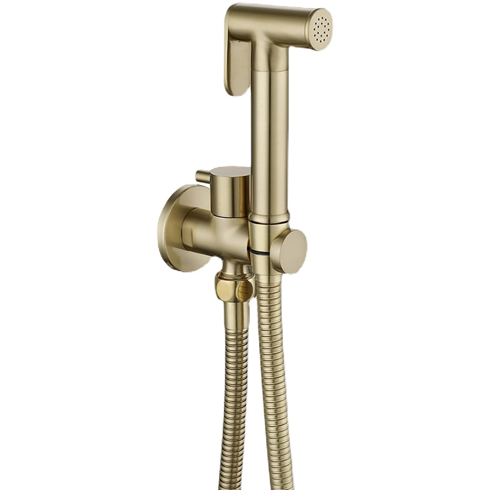 Kit douchette pour couches lavables et bidet portable wc en laiton
