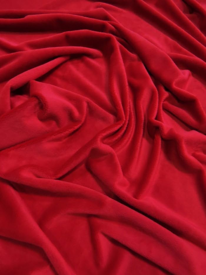 Miniatura 10 de Tela Minky suave y sólida Hug-Z by The Yard DIY Baby Blankets Decor Clothing Snuggle (verde lima)