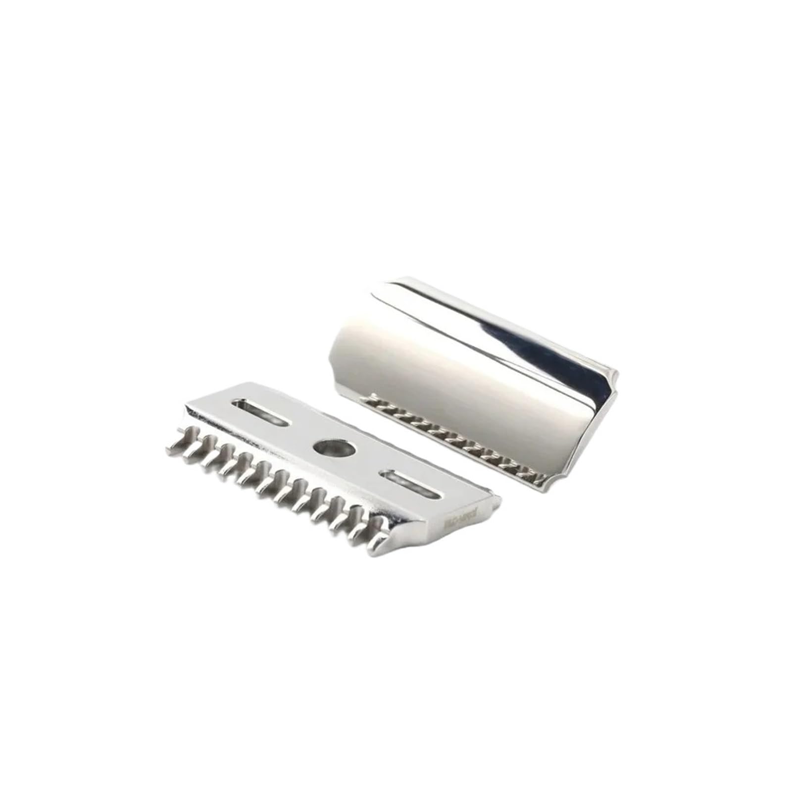 , Compatible Con YAQI, Cabezal De Afeitar De Seguridad De Doble Peine Pulido De Acero Inoxidable 316 Con Espacio De Hoja De 0,7mm