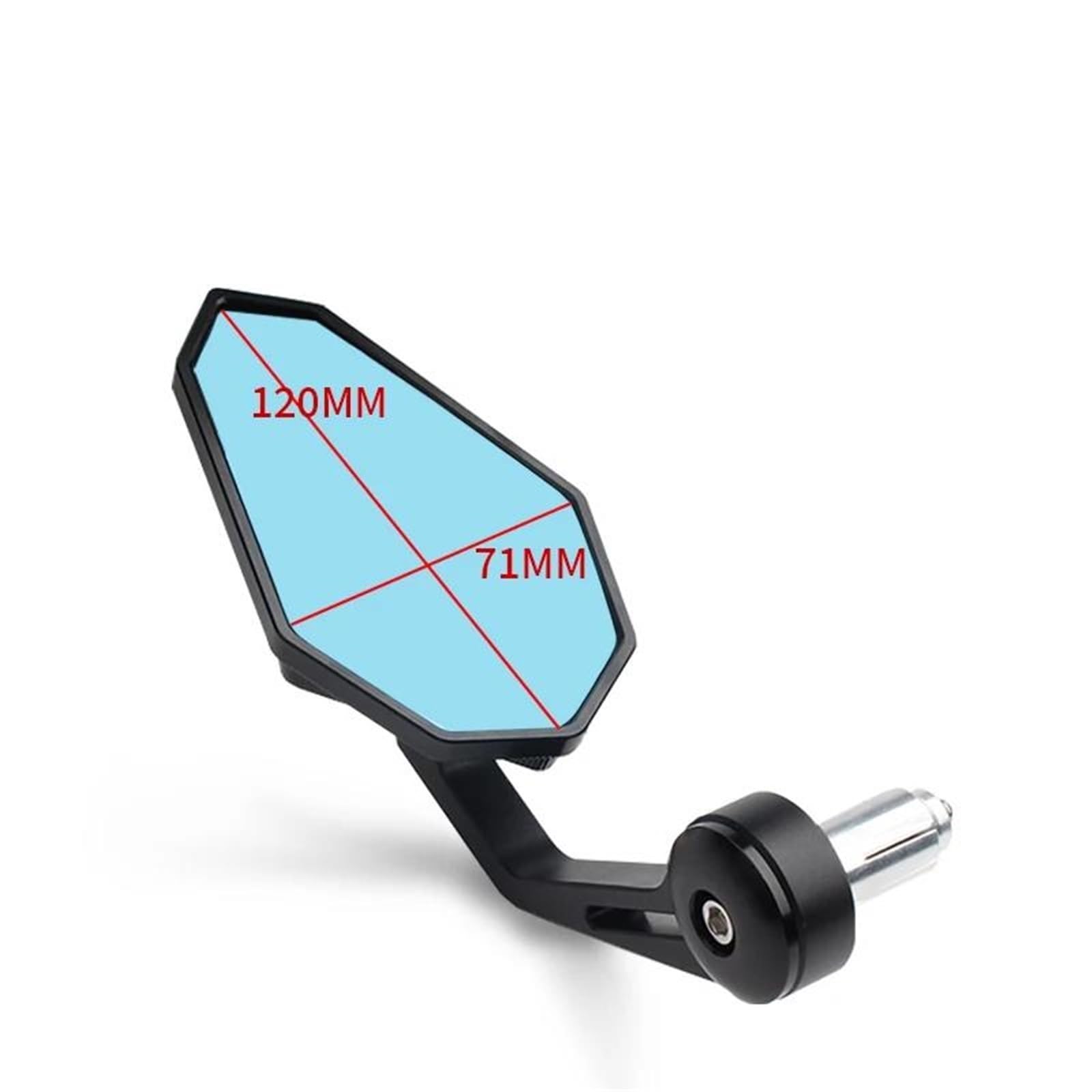 Sicurezza del veicolo 17-22 Mm Motocicletta Specchio In Lega Universale Per MT-03 MT-07 MT-09 Parti Moto