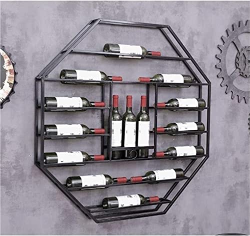 Soporte para botellas vino estilo retro negro miniatura 5