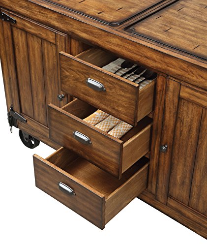 ACME Furniture 98186 Kabili Kitchen Cart, Antique Tobacco