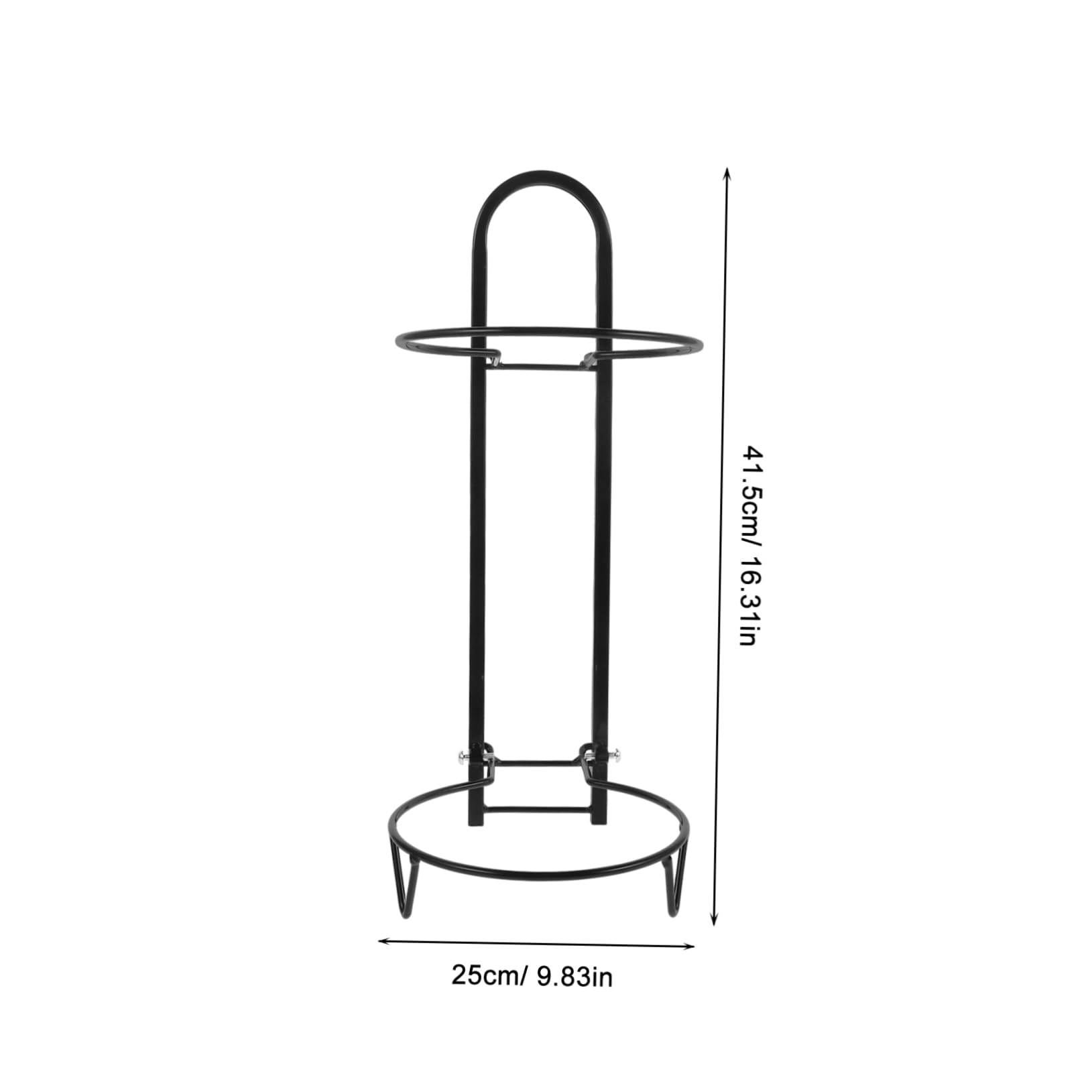 ibasenice Vertical Ball Storage Mounted Organizer for Basketball Football and Volleyball Space Saving Durable Design for Use Stand
