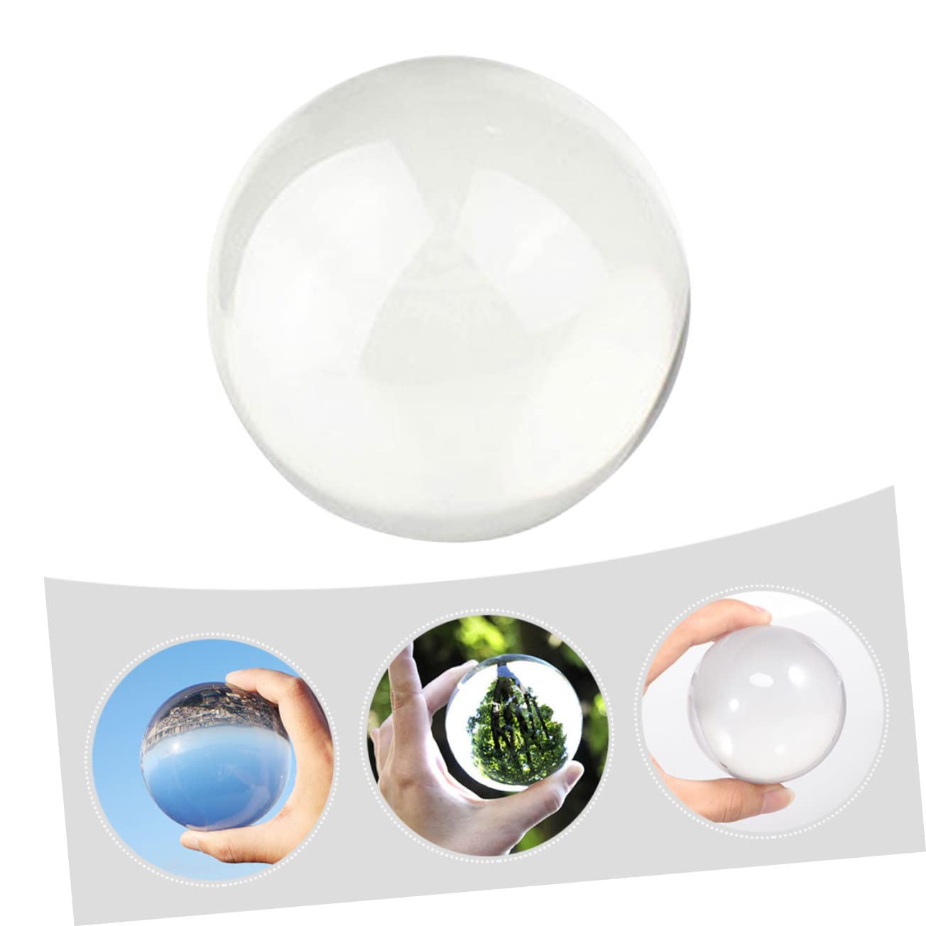 VICASKY 5stücke Acrobatic Performance Acrylic Juggling Transparent Crystal Für Kontaktjonglage Dekoration Und Smooth Professionelles Jongliergerät