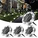 Peasur Mini Solar Ground Lights 4-Pack