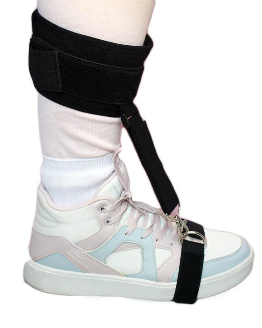 WDSOPK Foot Drop Orthosis Stabilizer Adjustable Ankle Brace Correction Splint Wrap Strap Foot Plantar Fasciitis Support for Pain Relief