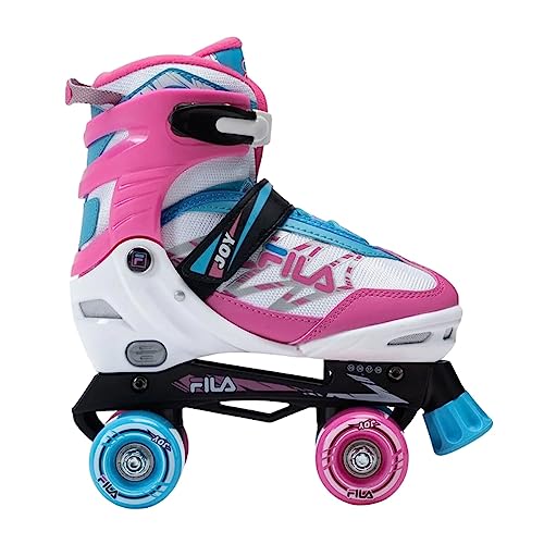 Fila Skates Joy Patines, Mujer, Juventud Unisex, Blanco Rosa Azul, M Fila Skates Joy Patines, Mujer, Juventud Unisex, Blanco Rosa Azul, M