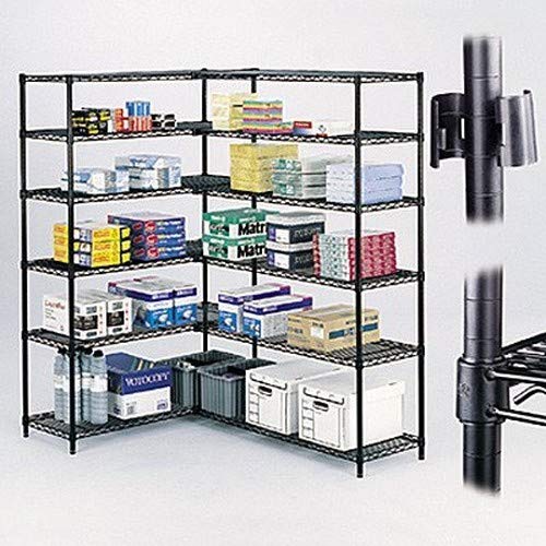 Safco Products 5294BL Industrial Wire Shelving Starter Unit, Organzie Home, Office, Classrooms, Garages & More 48