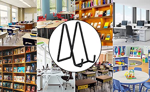 12 Pack 6"Plate Stands For Display,Metal Plate Holders Display Stands Can Be Used For Picture Stands,Book Stands For Display,Plate Display Stands,Easel,Photo Frame Stands,Plaque Stands,Desktop Stand. #TOP1